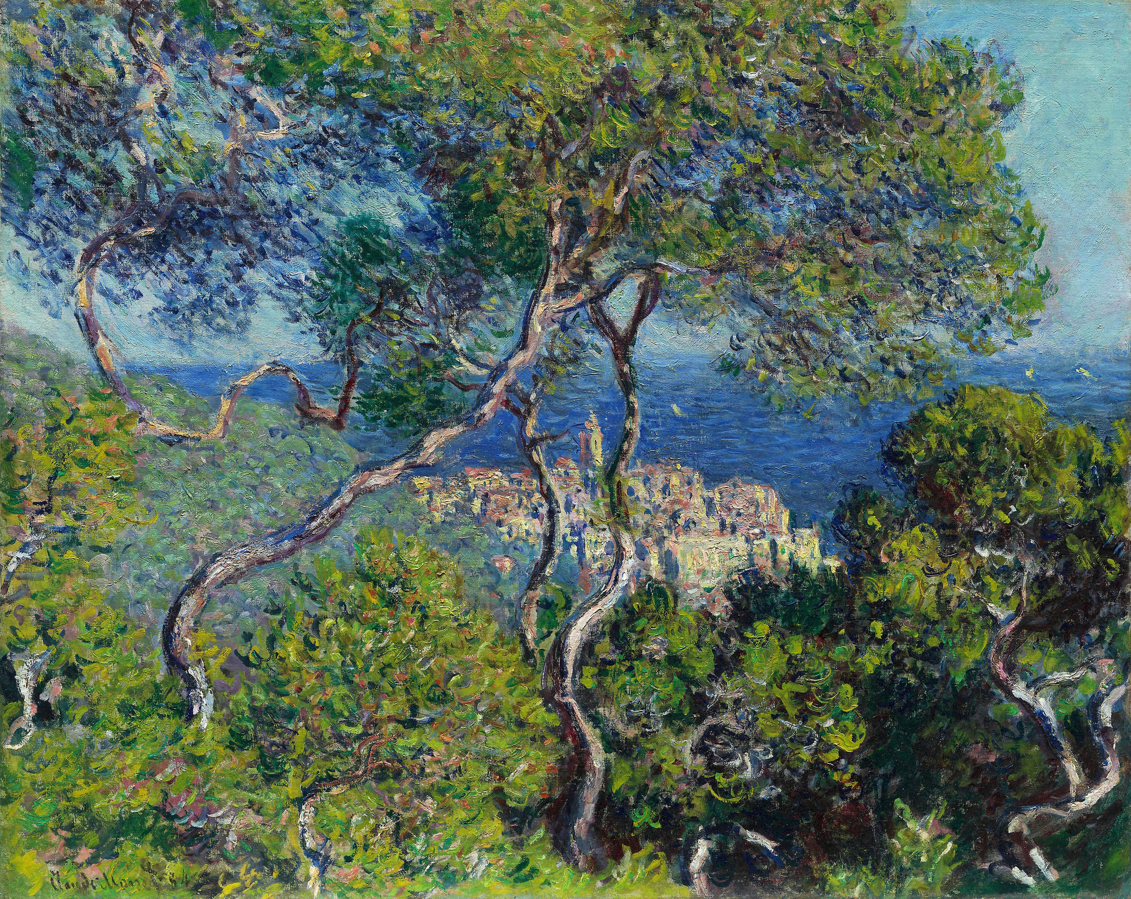 CLAUDE MONET Bordighera FINE ART PRINT Archival Paper Wall Decor