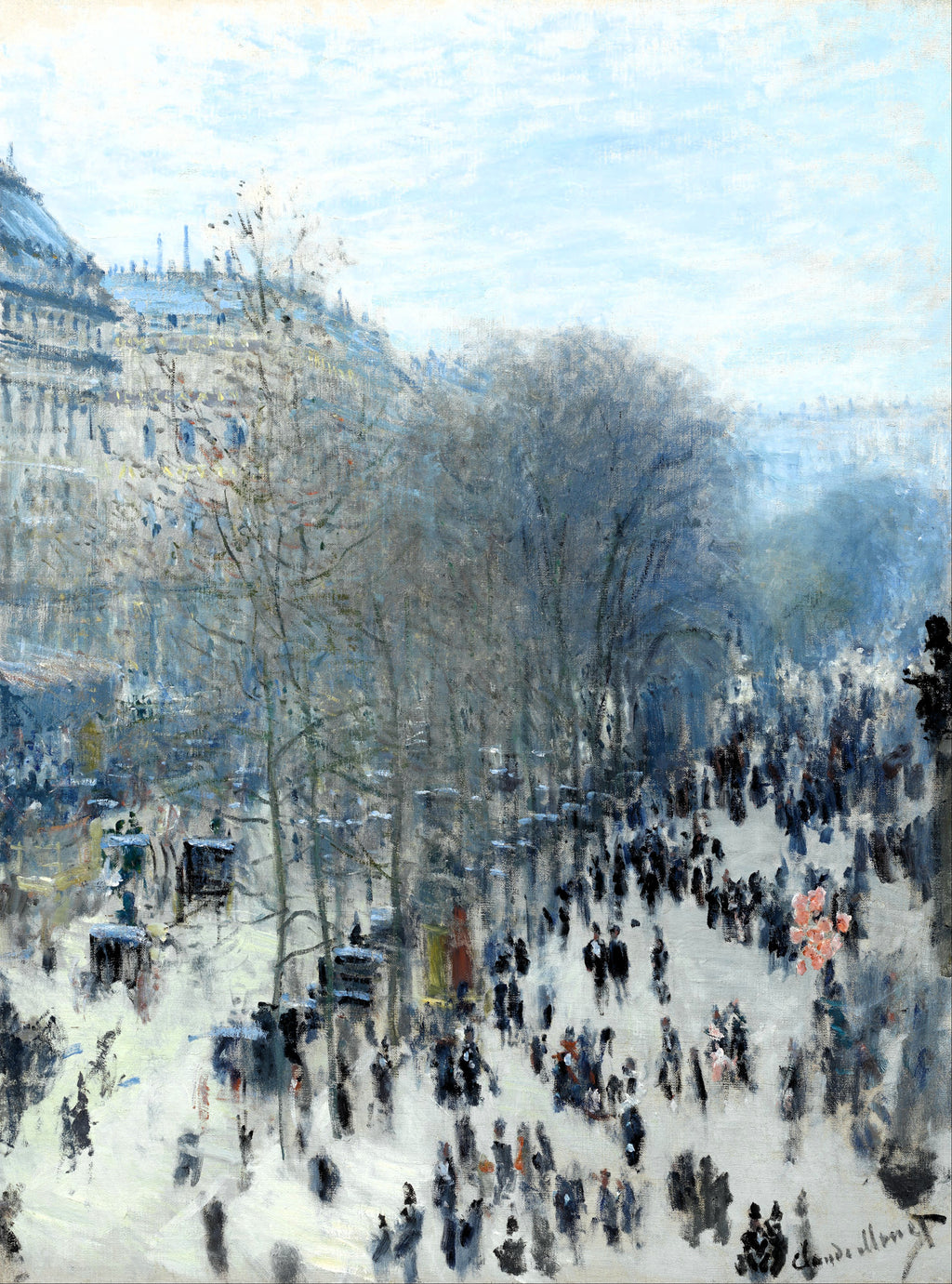 CLAUDE MONET Boulevard des Capucines FINE ART PRINT Archival Paper Wall Decor