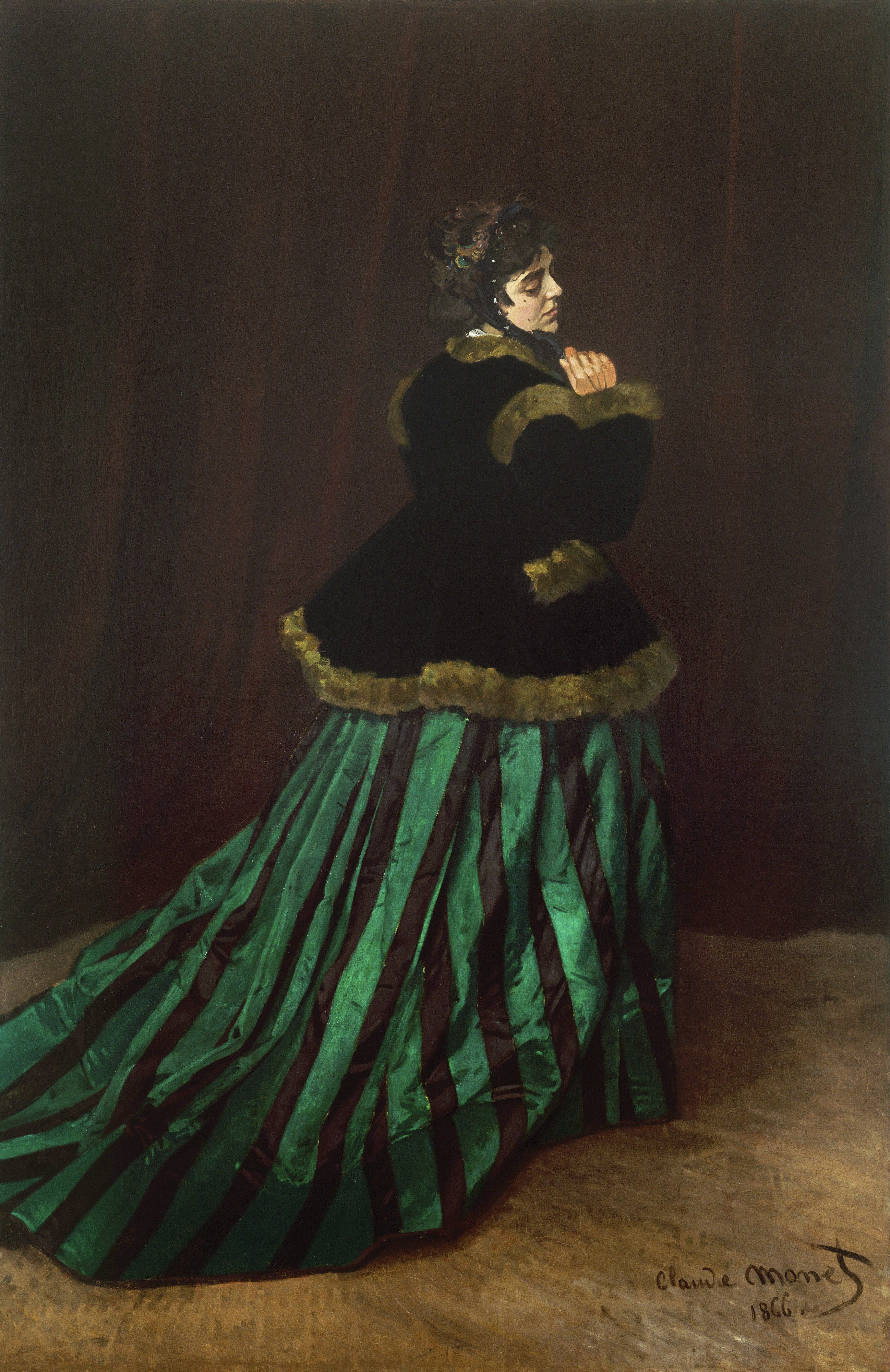 CLAUDE MONET Camille The Woman in the Green Dress FINE ART PRINT Archival Paper