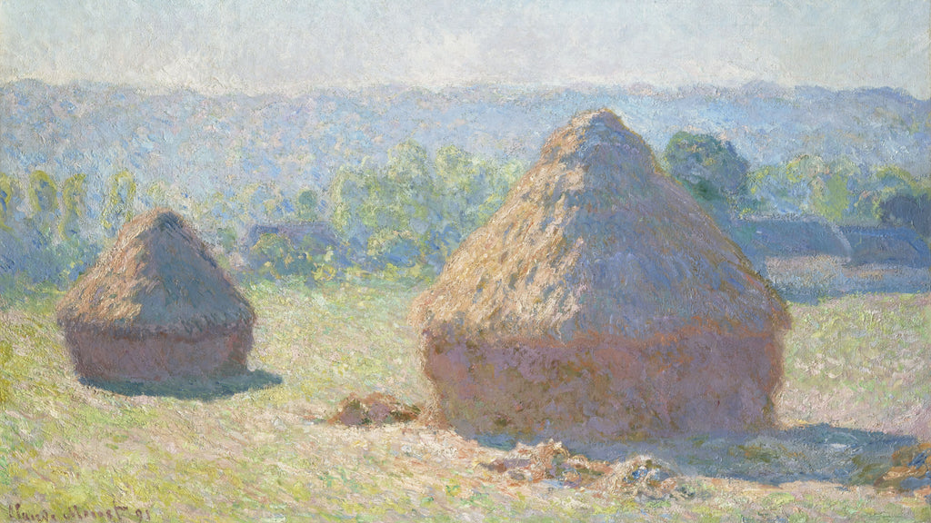 CLAUDE MONET Haystack at the End of Summer FINE ART PRINT Archival Paper Decor