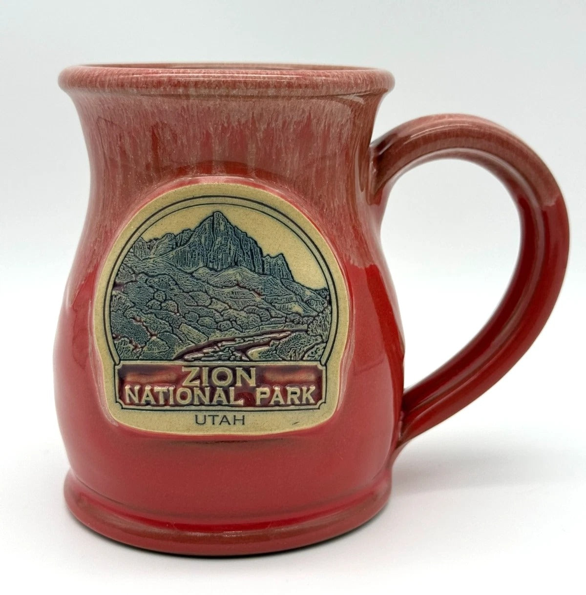 Deneen Pottery Zion National Park Stoneware 2022 Utah 12 oz Coffee Cup Mug