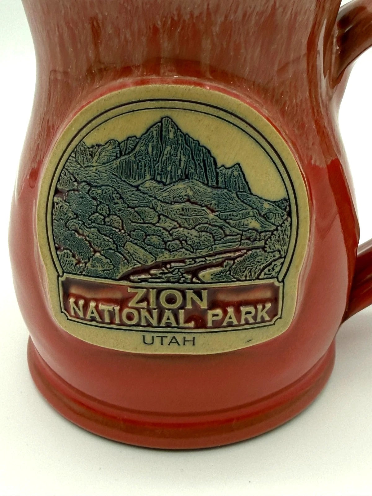 Deneen Pottery Zion National Park Stoneware 2022 Utah 12 oz Coffee Cup Mug