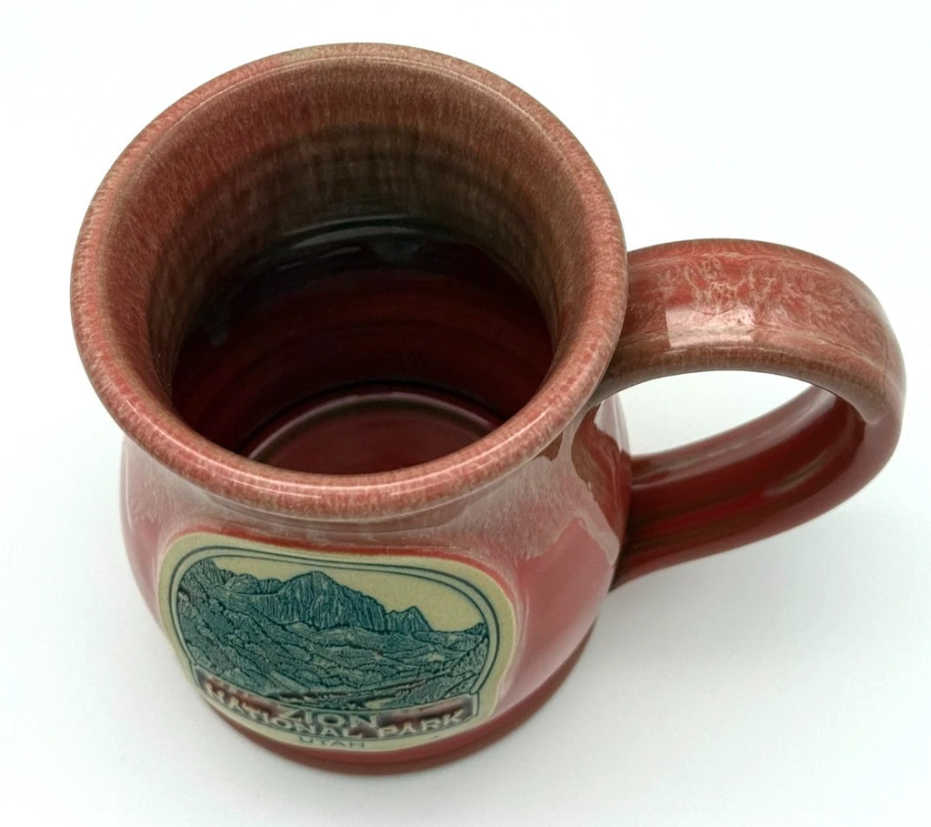 Deneen Pottery Zion National Park Stoneware 2022 Utah 12 oz Coffee Cup Mug