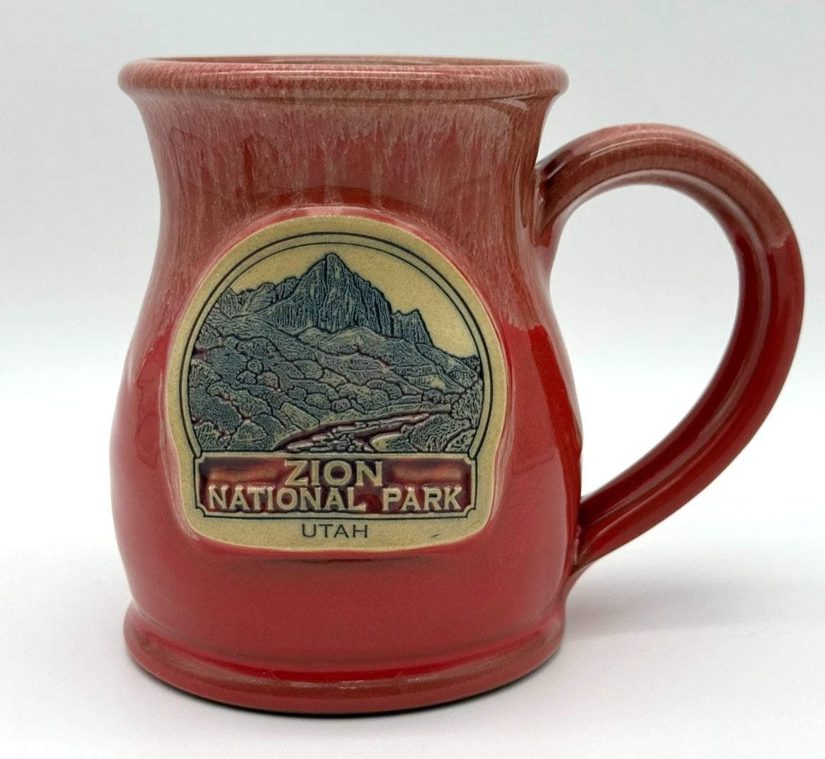 Deneen Pottery Zion National Park Stoneware 2022 Utah 12 oz Coffee Cup Mug