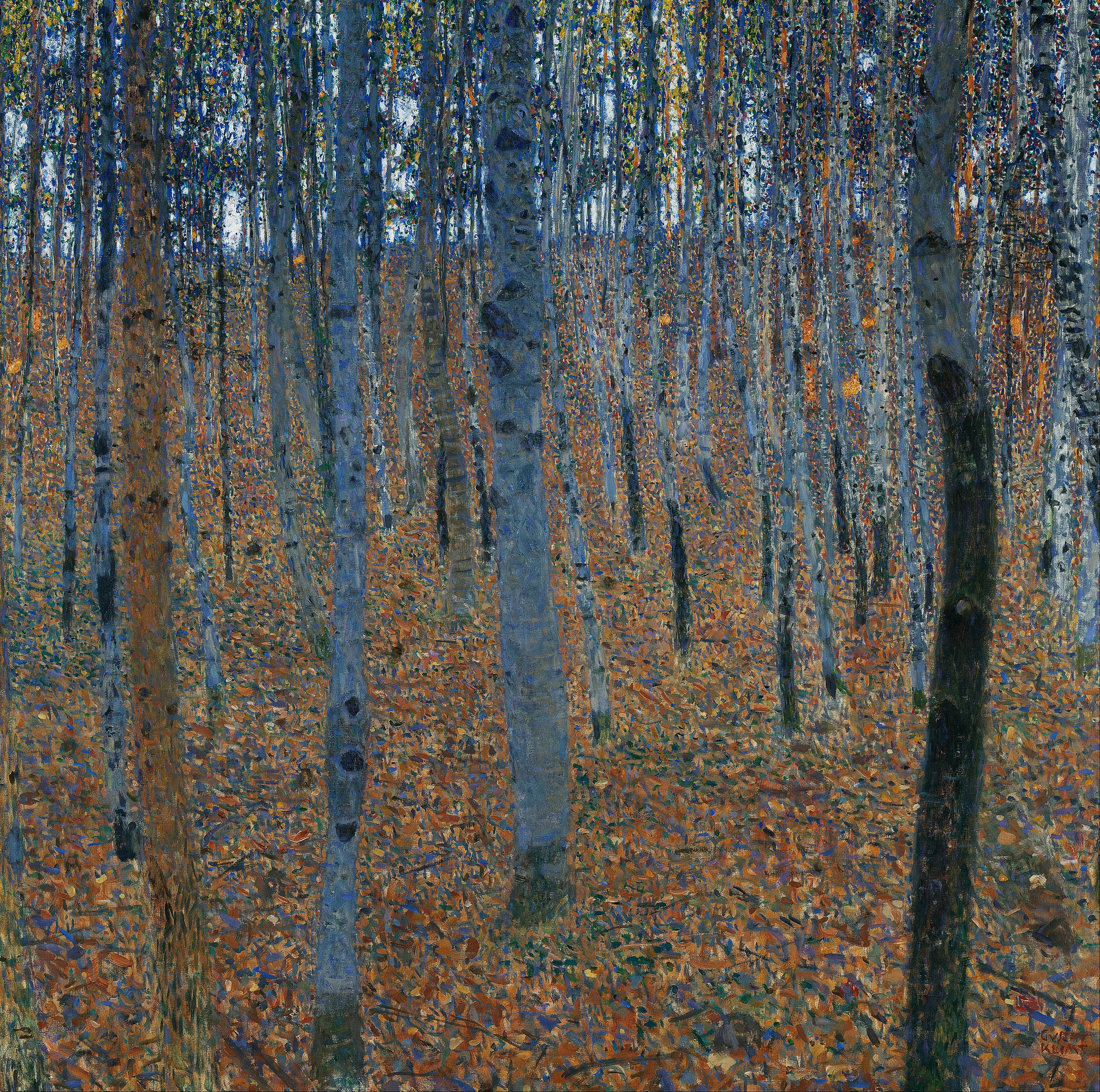 GUSTAV KLIMT Beech Forest FINE ART PRINT Archival Paper Wall Decor