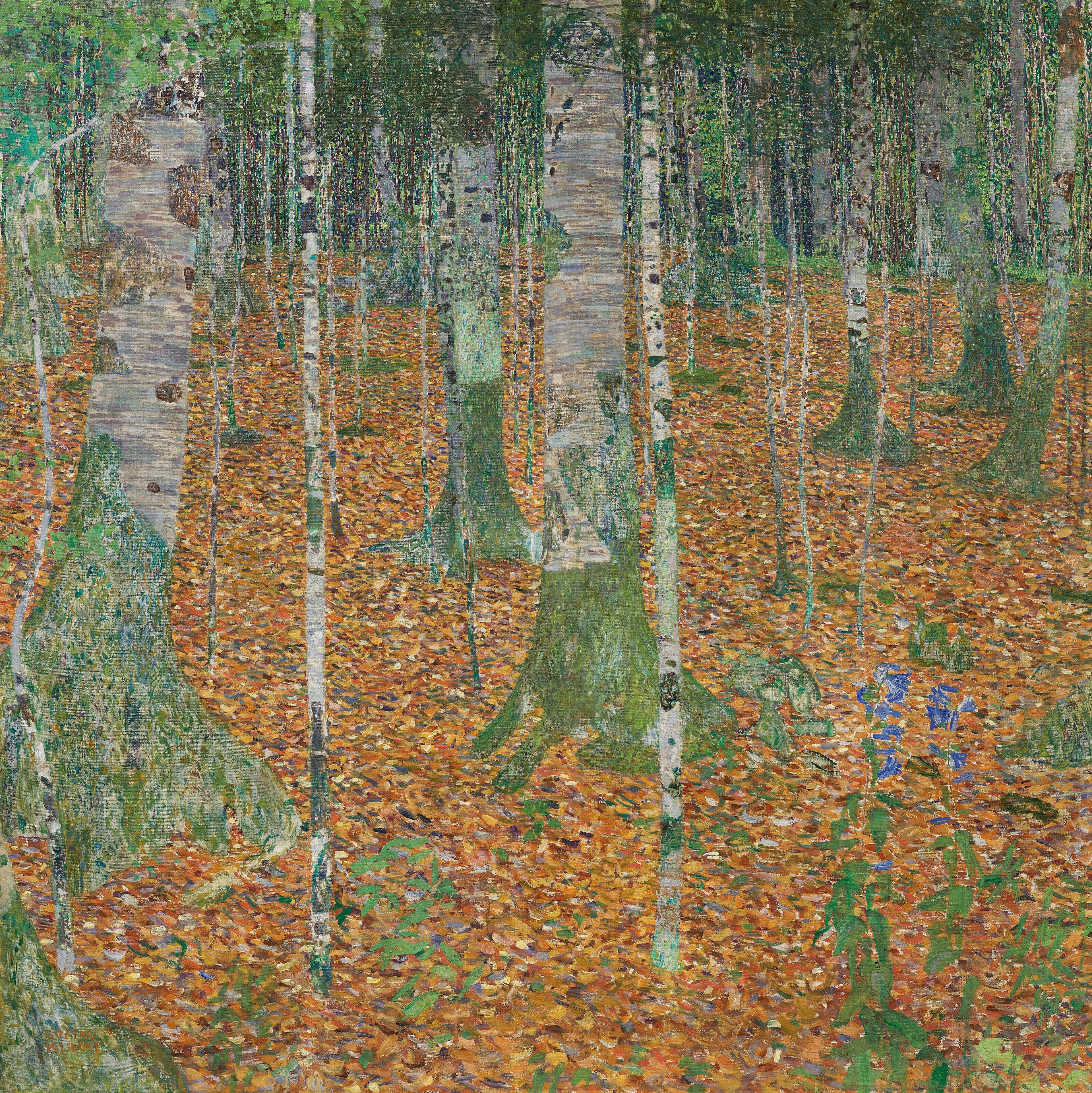 GUSTAV KLIMT Birch Forest FINE ART PRINT Archival Paper Wall Decor