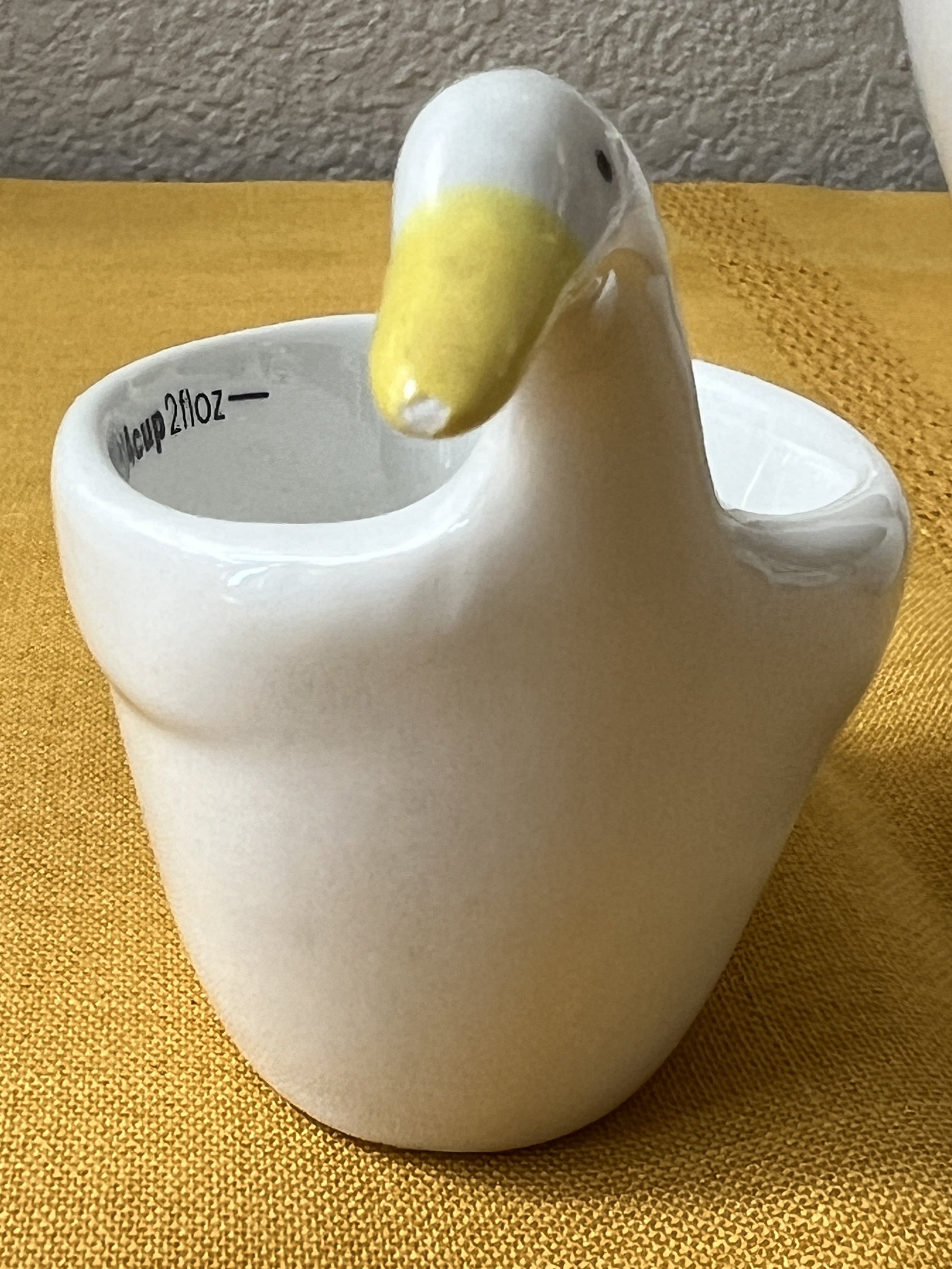 Anthropologie by Biscuit Ceramic Goose Nesting Measuring Cups Set of 4