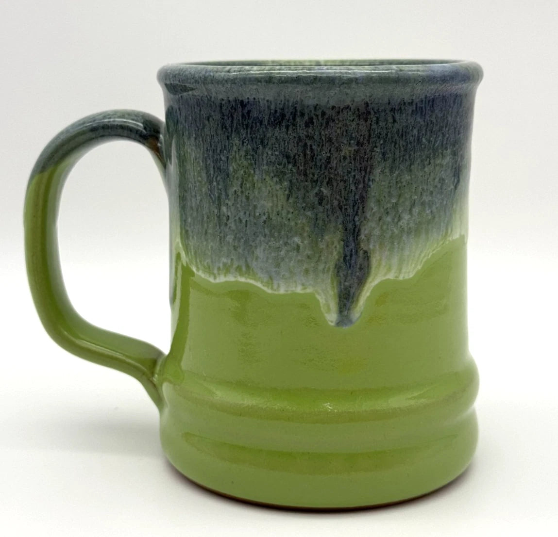 Deneen Pottery Kiwi Green Zion National Park Stoneware 2023 12 oz Coffee Cup Mug