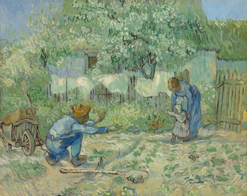 VINCENT VAN GOGH First Steps After Millet FINE ART PRINT Archival Paper Decor