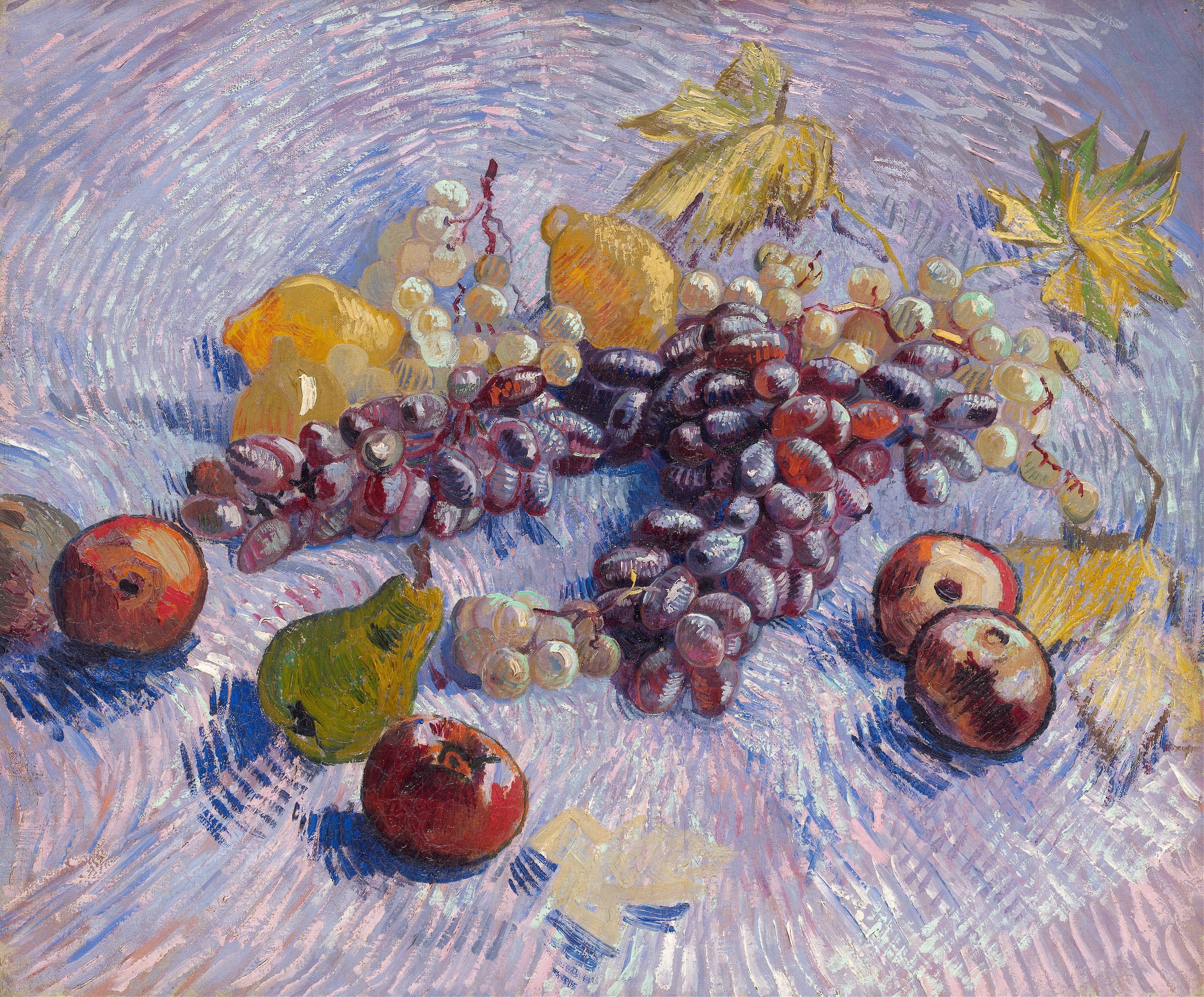 VINCENT VAN GOGH Grapes, Lemons, Pears, & Apples FINE ART PRINT Archival Paper