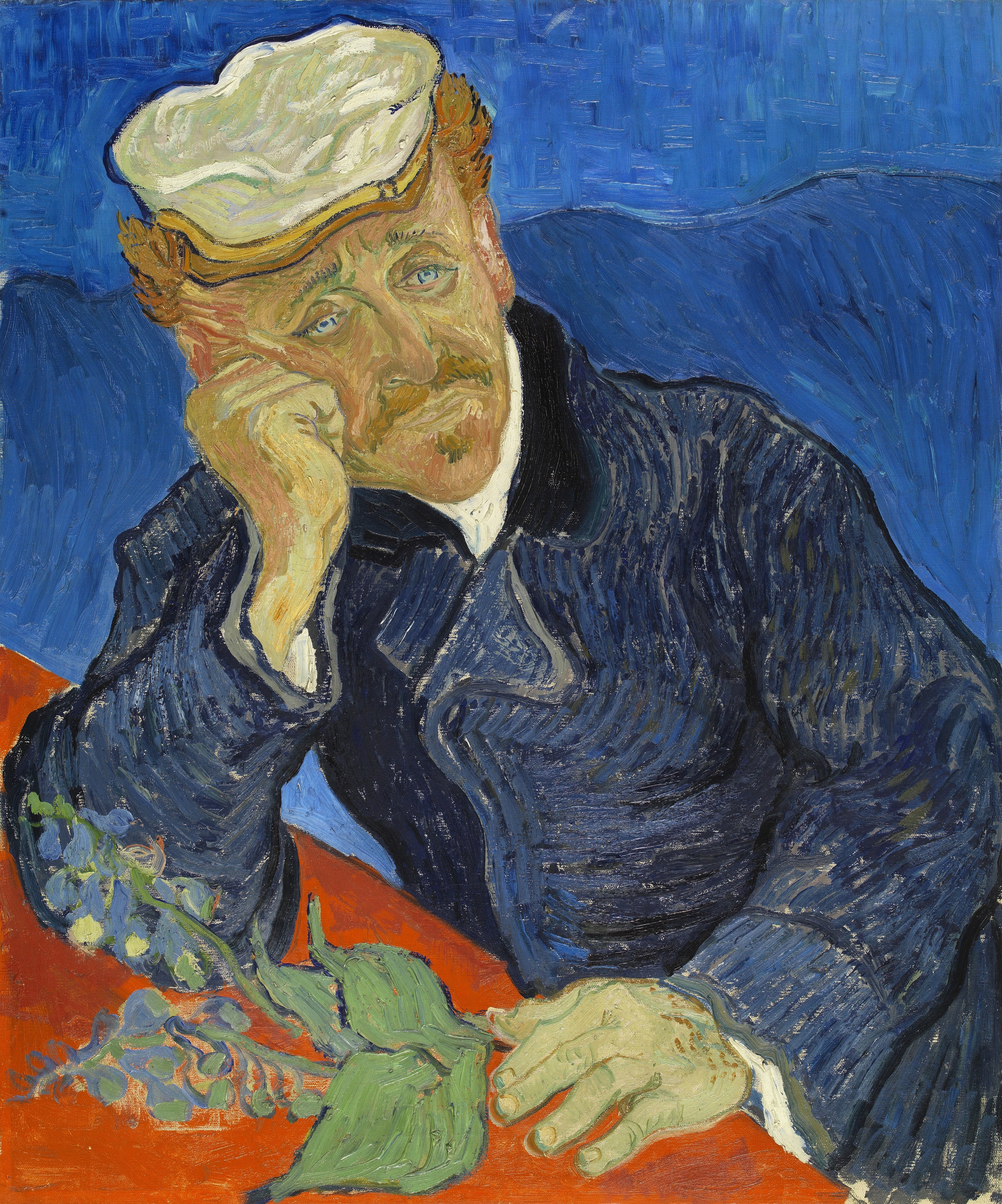 VINCENT VAN GOGH Portrait of Dr. Gachet FINE ART PRINT Archival Paper Wall Decor