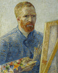 VINCENT VAN GOGH Self-Portrait Painter FINE ART PRINT Archival Paper Wall Decor