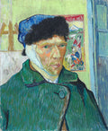 VINCENT VAN GOGH Self-Portrait Bandaged Ear FINE ART PRINT Archival Paper Decor