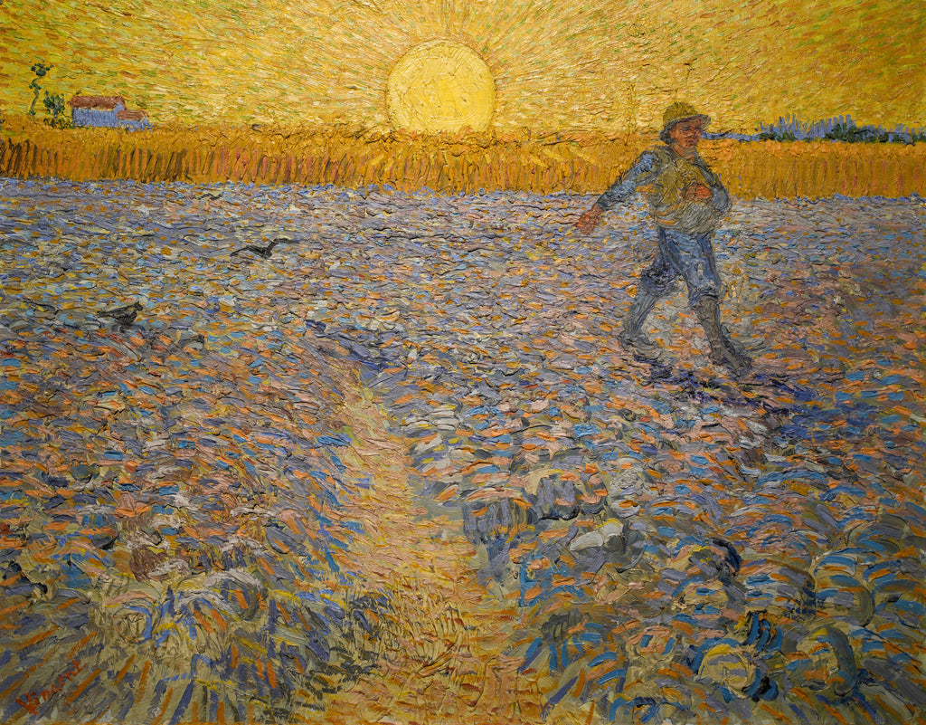 VINCENT VAN GOGH Sower with Setting Sun FINE ART PRINT Archival Paper Wall Decor