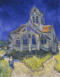 VINCENT VAN GOGH The Church at Auvers FINE ART PRINT Archival Paper Wall Decor