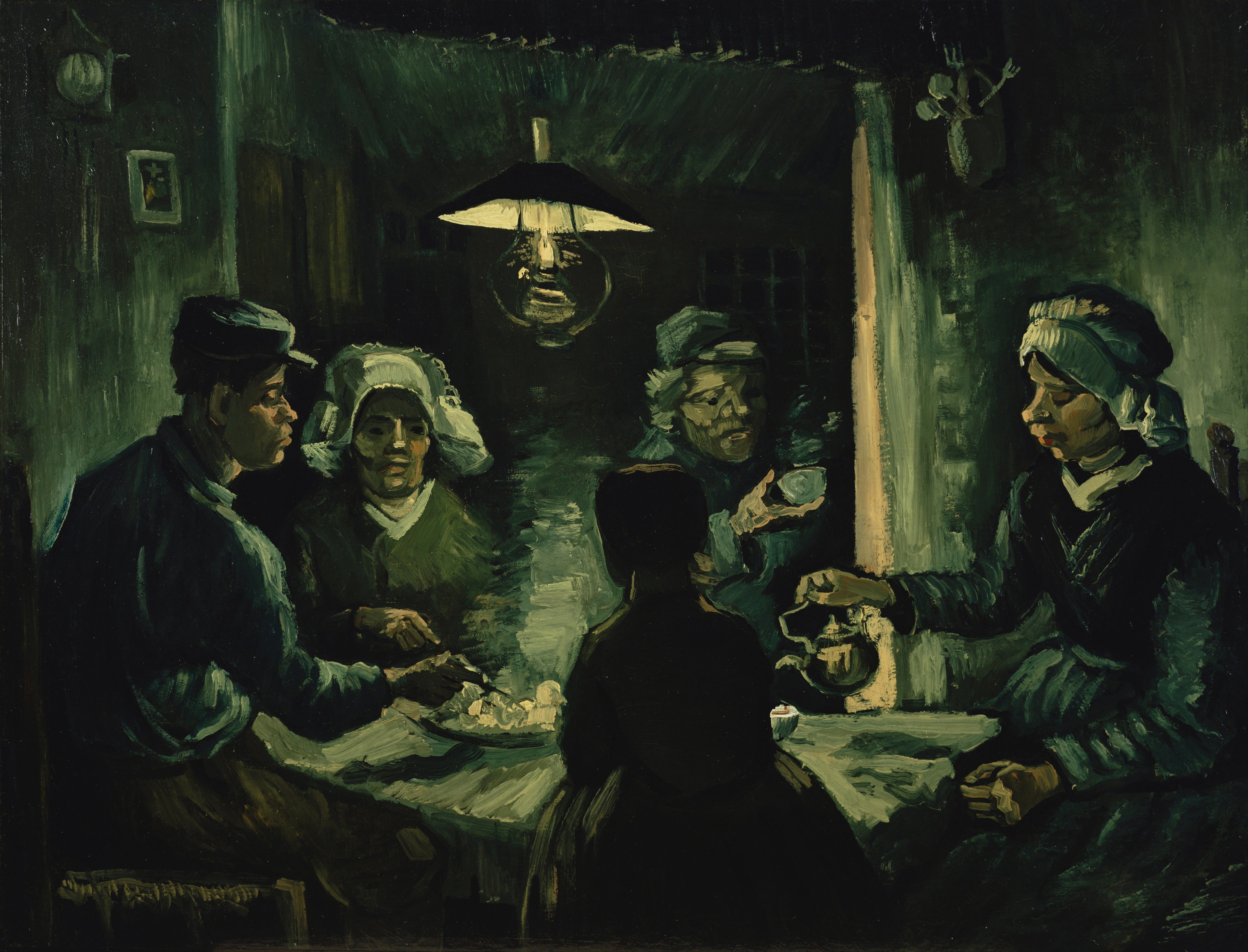 VINCENT VAN GOGH The Potato Eaters FINE ART PRINT Archival Paper Wall Decor