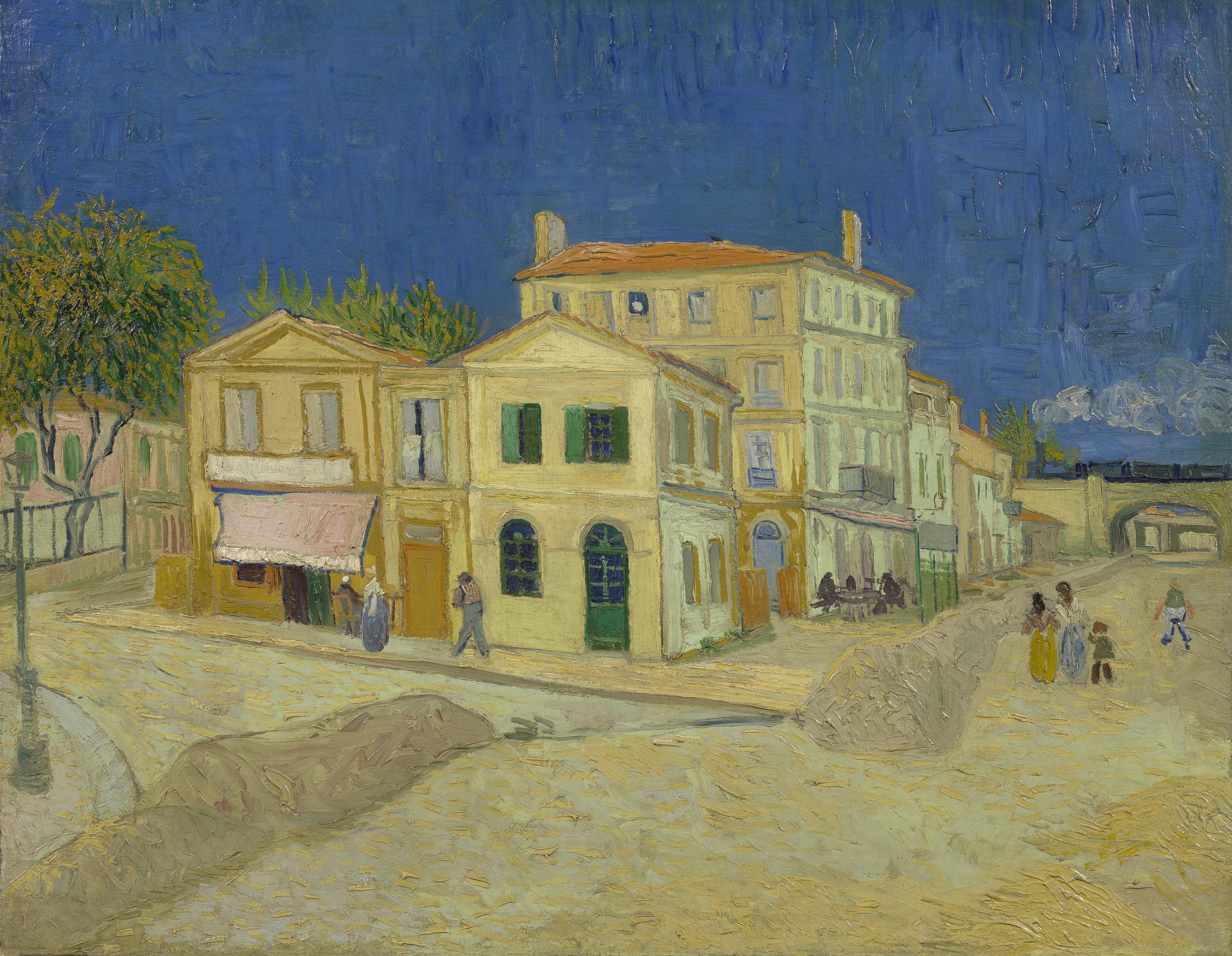 VINCENT VAN GOGH The Yellow House FINE ART PRINT Archival Paper Wall Decor