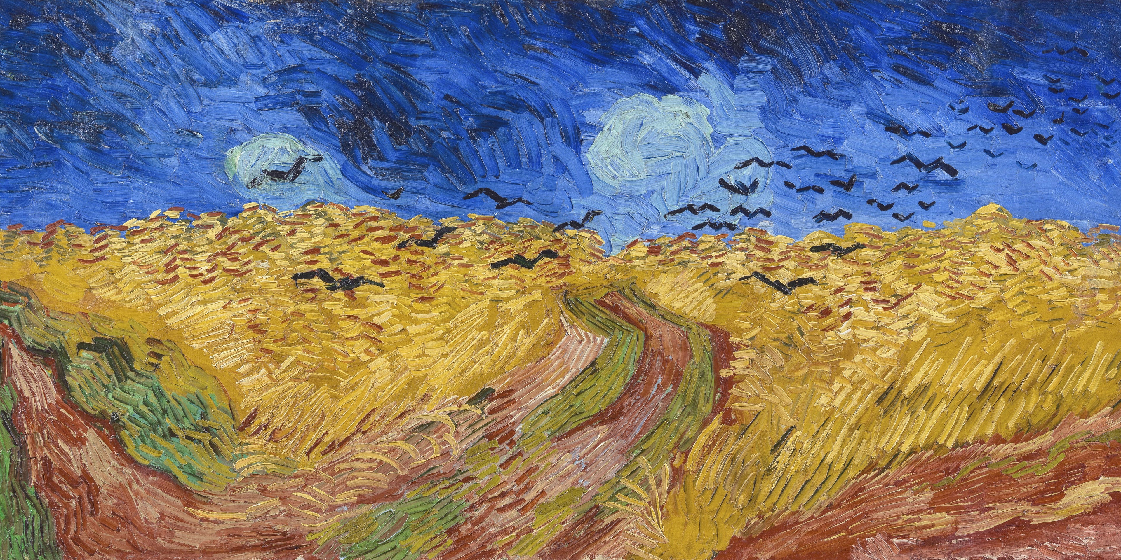 VINCENT VAN GOGH Wheatfield With Crows FINE ART PRINT Archival Paper Wall Decor